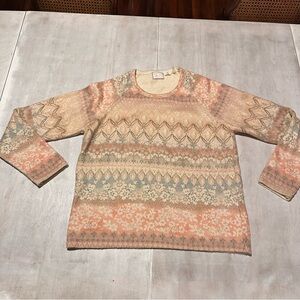 Anthropologie Postmark Garden Knit Sweater